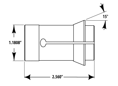 0161 Collet 0.877 Hex